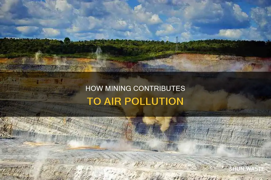 why does mining affect air pollution