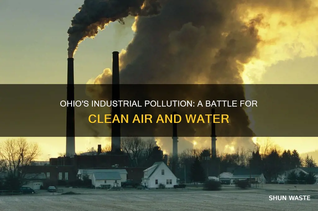 why does ohio affected by industrial pollution