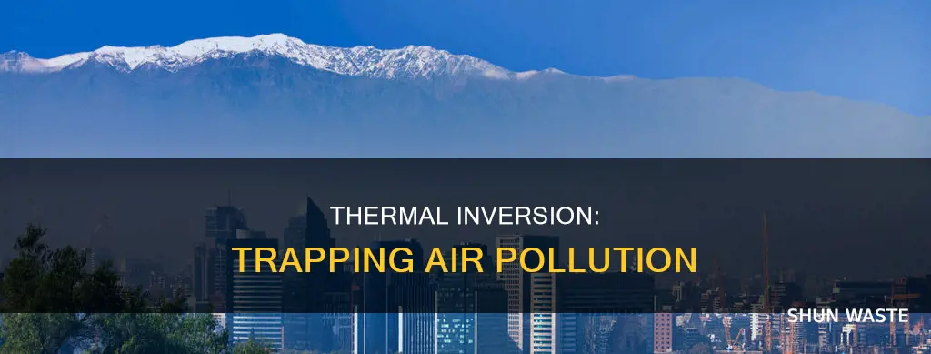 why does thermal inversion trap air pollution
