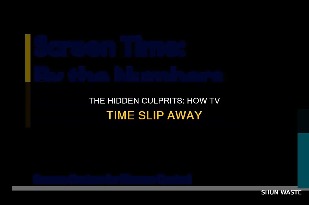 why does tv waste time
