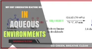 Why Condensation Reactions Fail in Aqueous Environments: Key Factors Explained