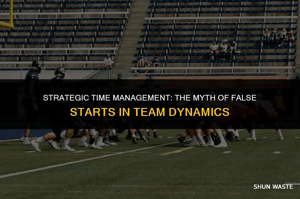 why dont teams false start to waste time