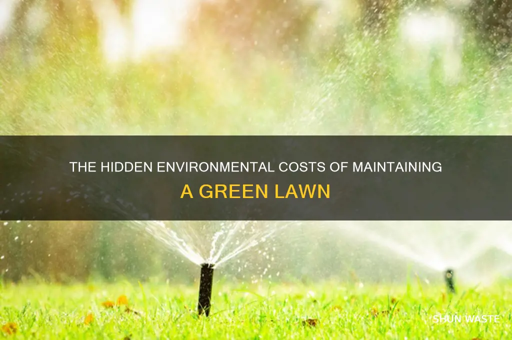 why grass is bad for the environment