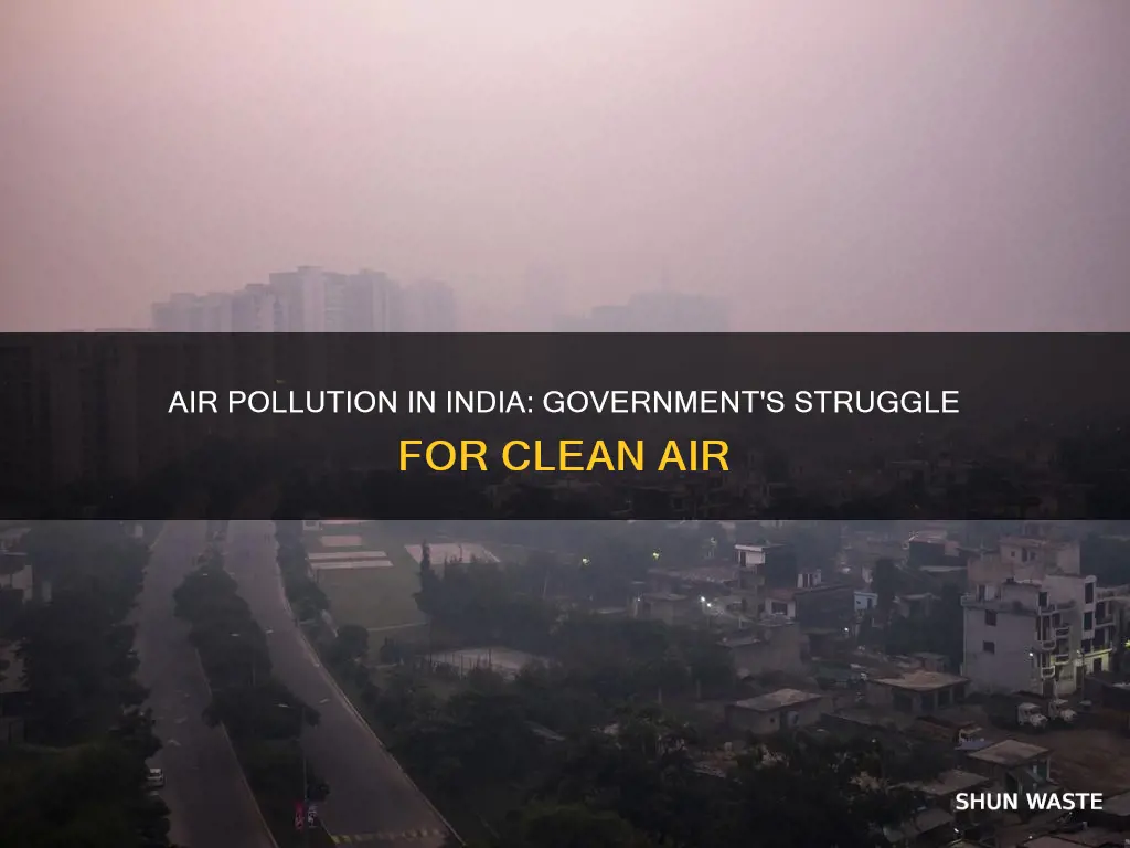 why has the indian government had problems reducing air pollution