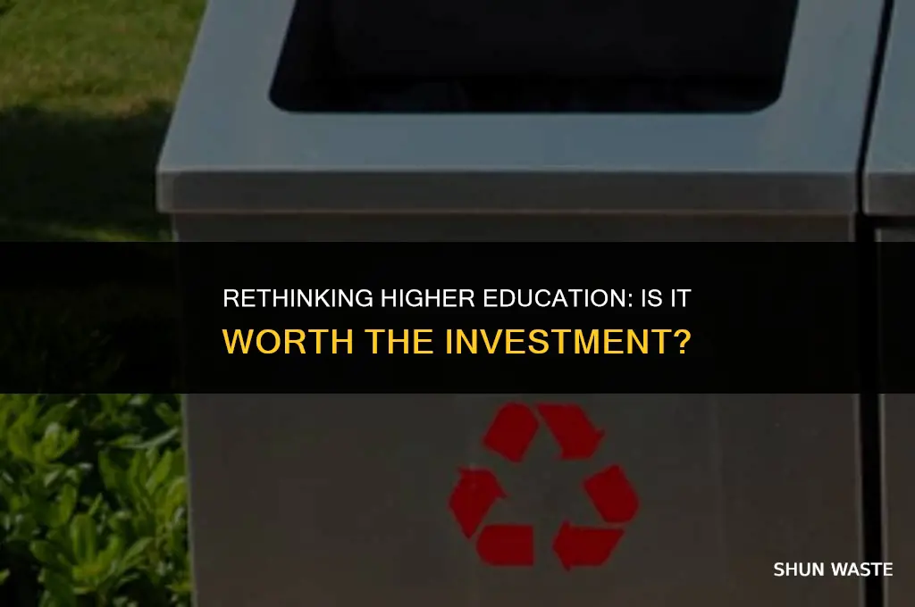 why higher education is a waste of time book