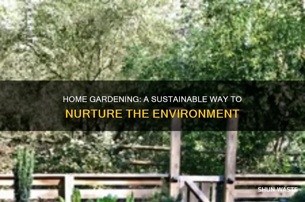 why home gardening is good for the environment