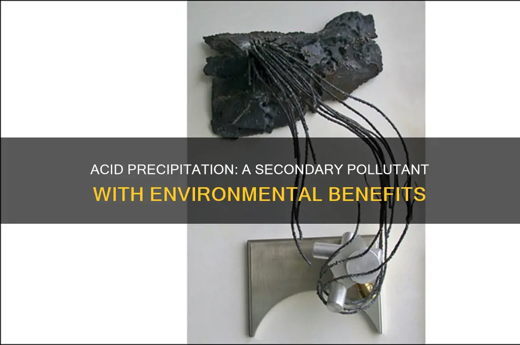 why is acid precipitation a good secondary pollutant