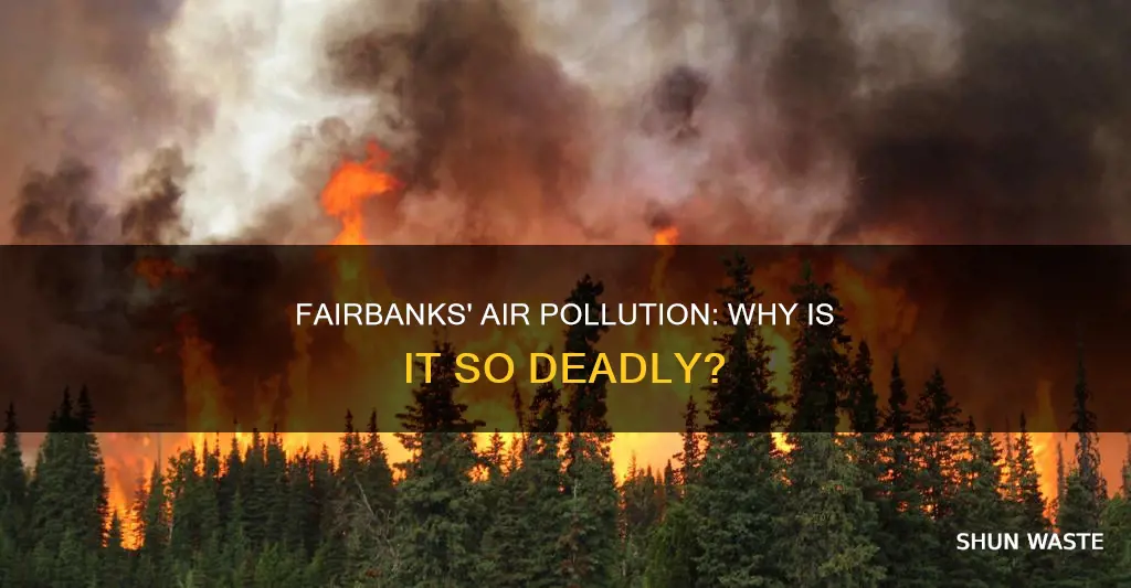 why is air pollution in fairbanks alaska so bad