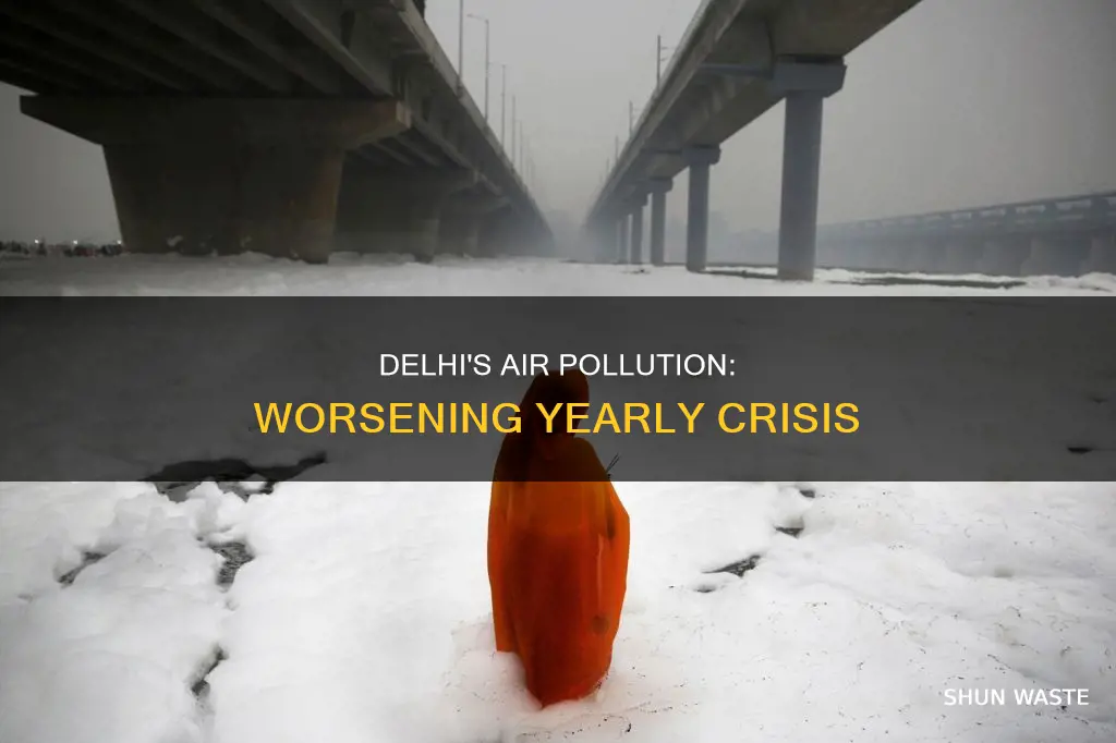 why is air pollution increasing every year in delhi