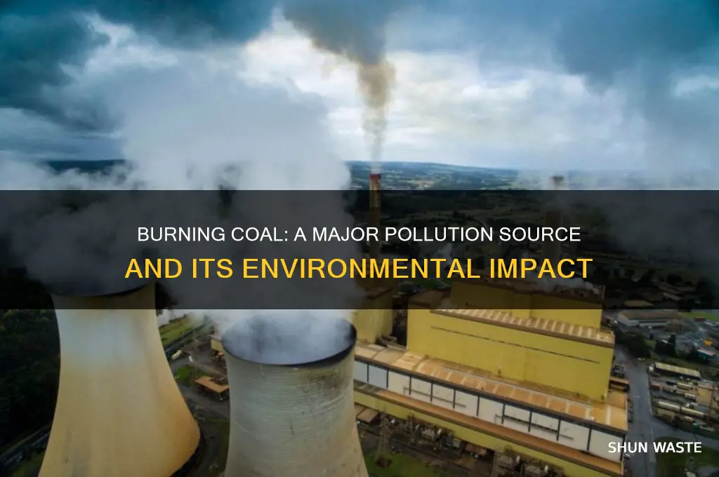 why is burning coal a major source of pollution
