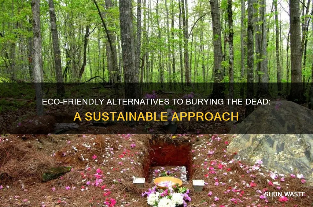 why is burying dead not good for the environment