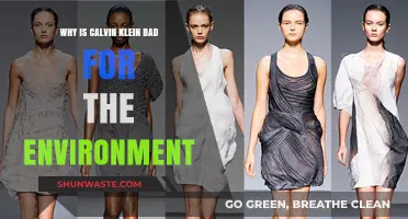 Calvin Klein's Environmental Impact: Uncovering the Brand's Unsustainable Practices