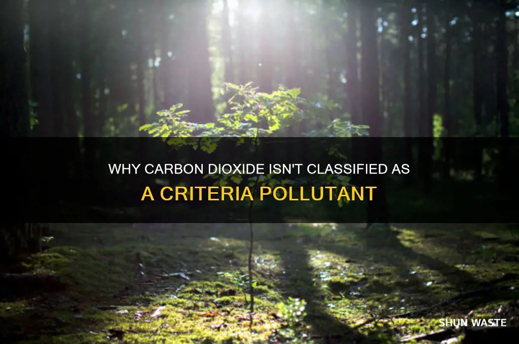 why is carbon dioxide not a criteria pollutant