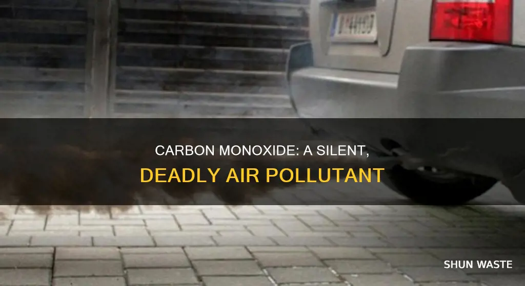 why is carbon monoxide a air pollutant