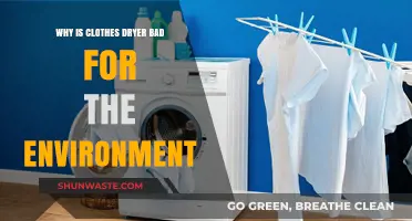 Clothes Dryers' Environmental Impact: Energy Waste and Carbon Footprint Explained