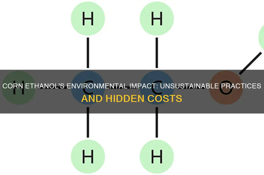 why is corn ethanol bad for the environment
