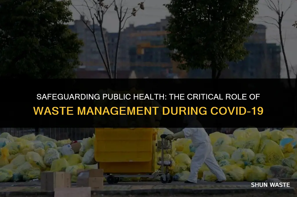 why is correct waste management important covid-19