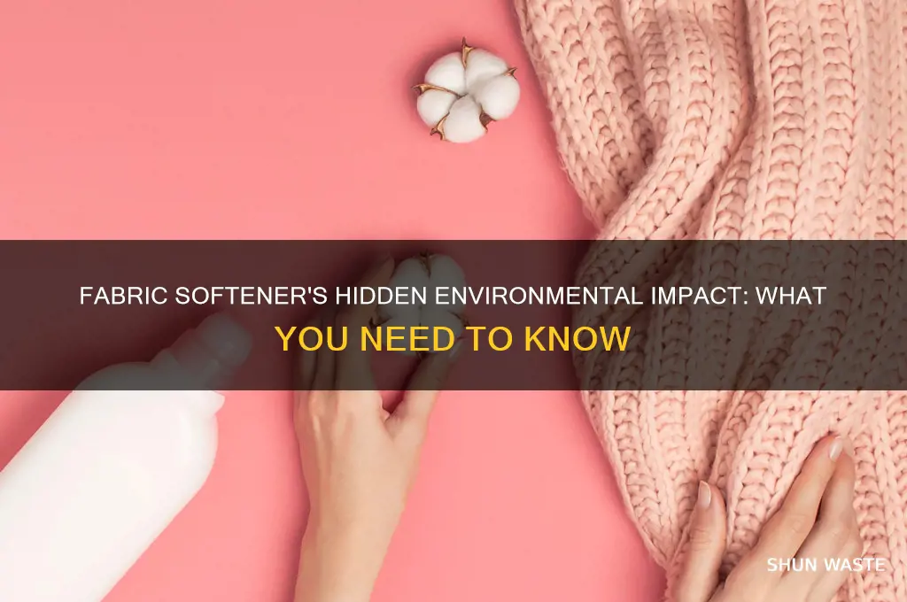 why is fabric softener bad for the environment