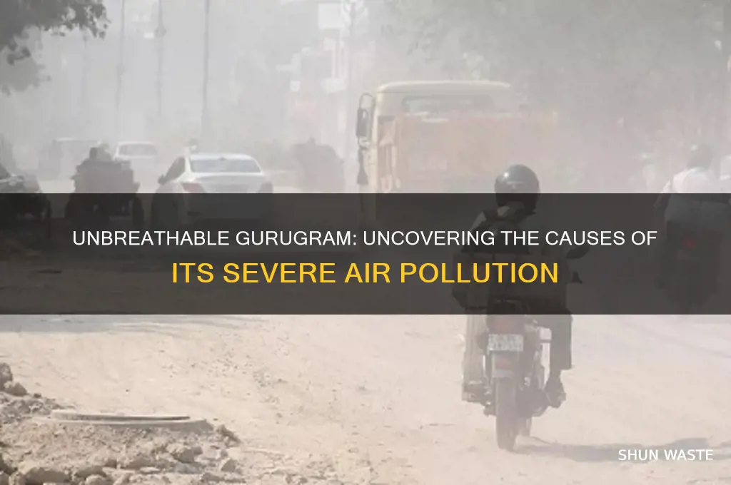 why is gurugram so polluted