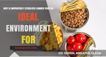 Improperly Sterilized Canned Food: A Breeding Ground for Bacteria