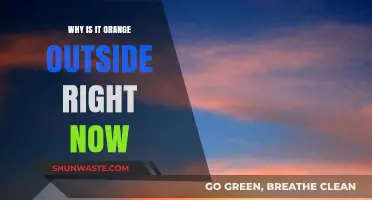 The Sky's Orange Hue: Why?