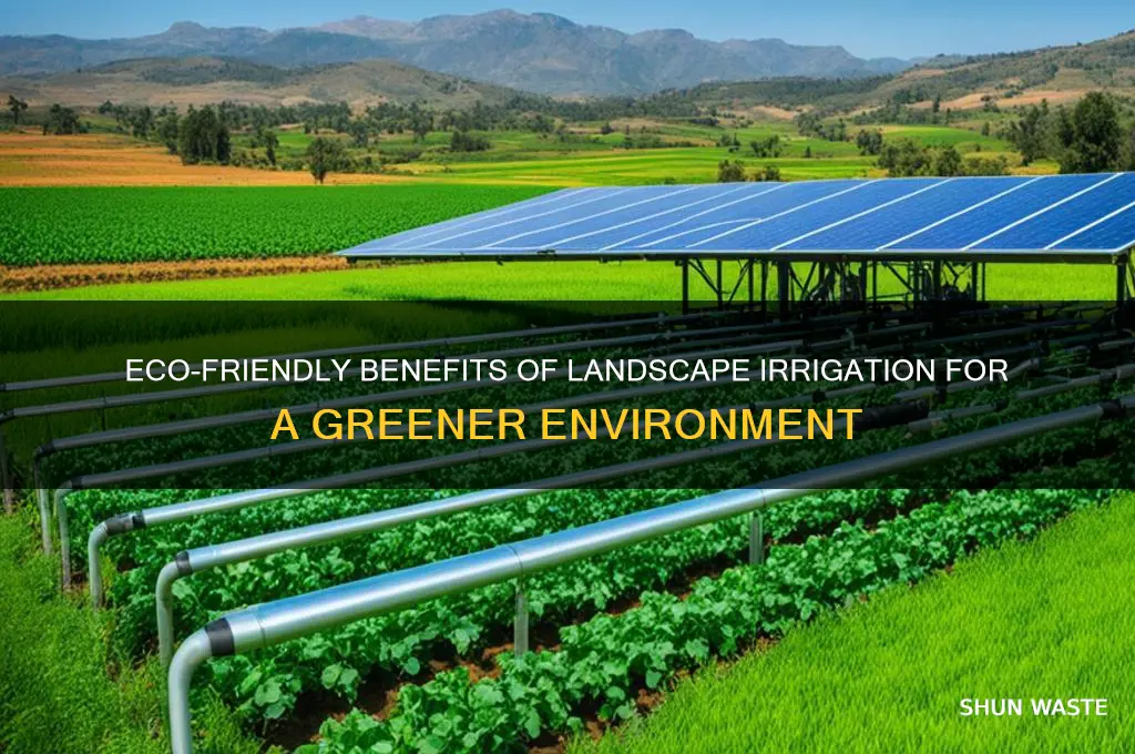 why is landscape irrigation good for the environment