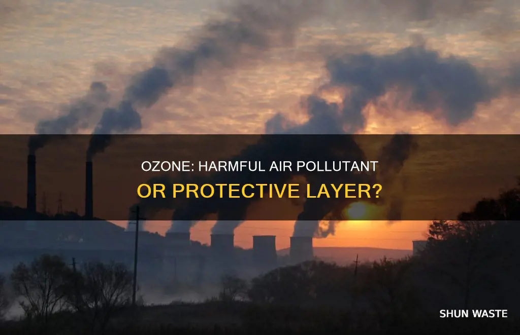 why is ozone an air pollutant
