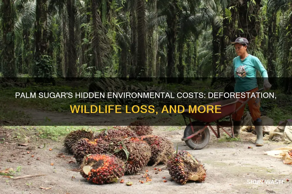 why is palm sugar bad for the environment