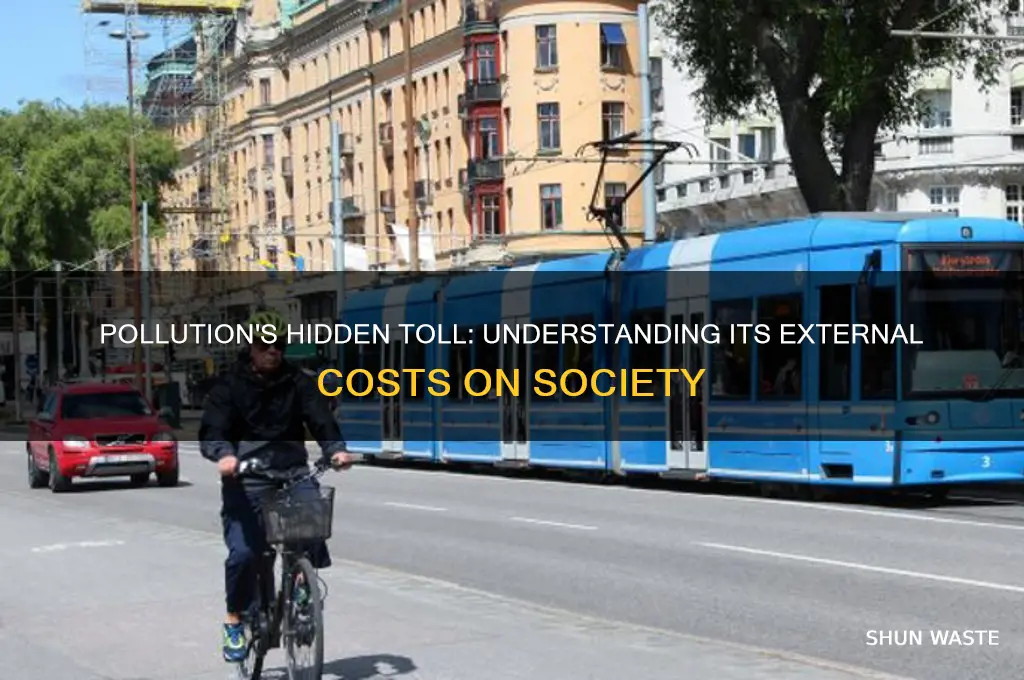 why is pollution an external cost