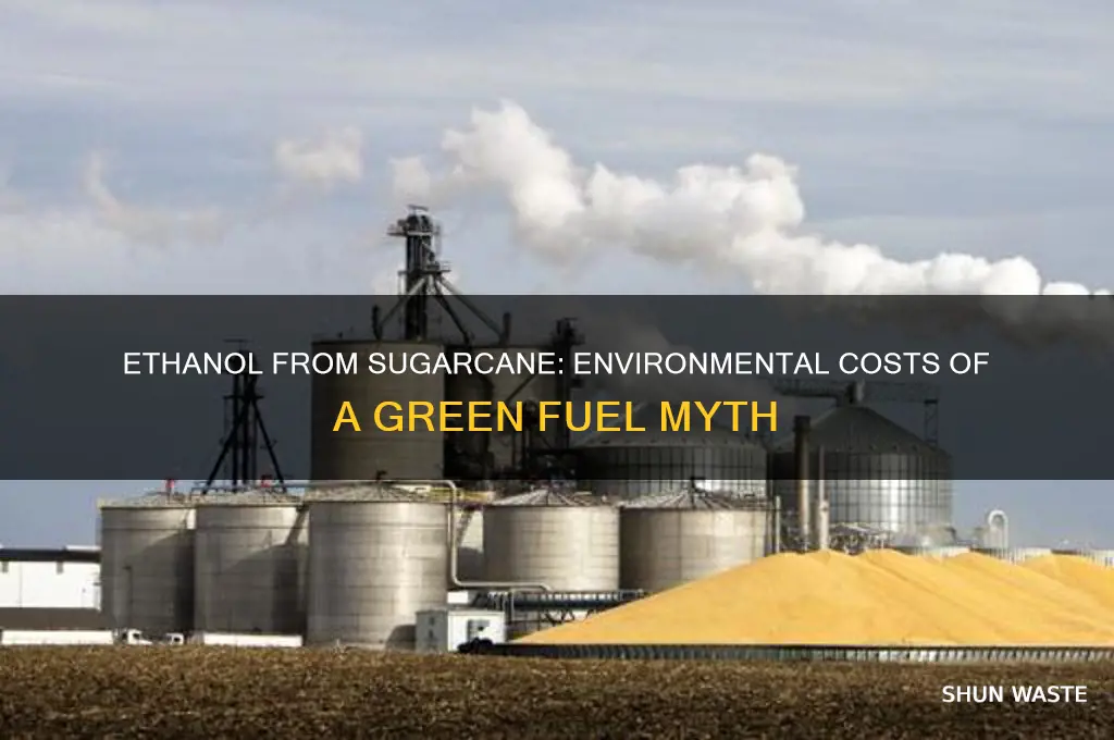 why is producing ethanol from sugarcane bad for the environment