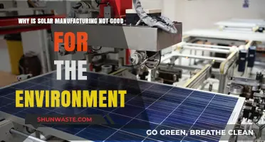 Solar Manufacturing's Hidden Environmental Costs: A Critical Analysis