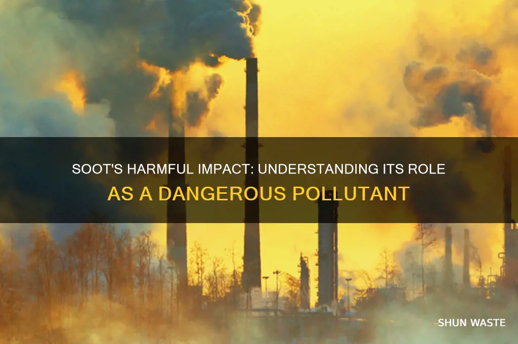 why is soot a pollutant