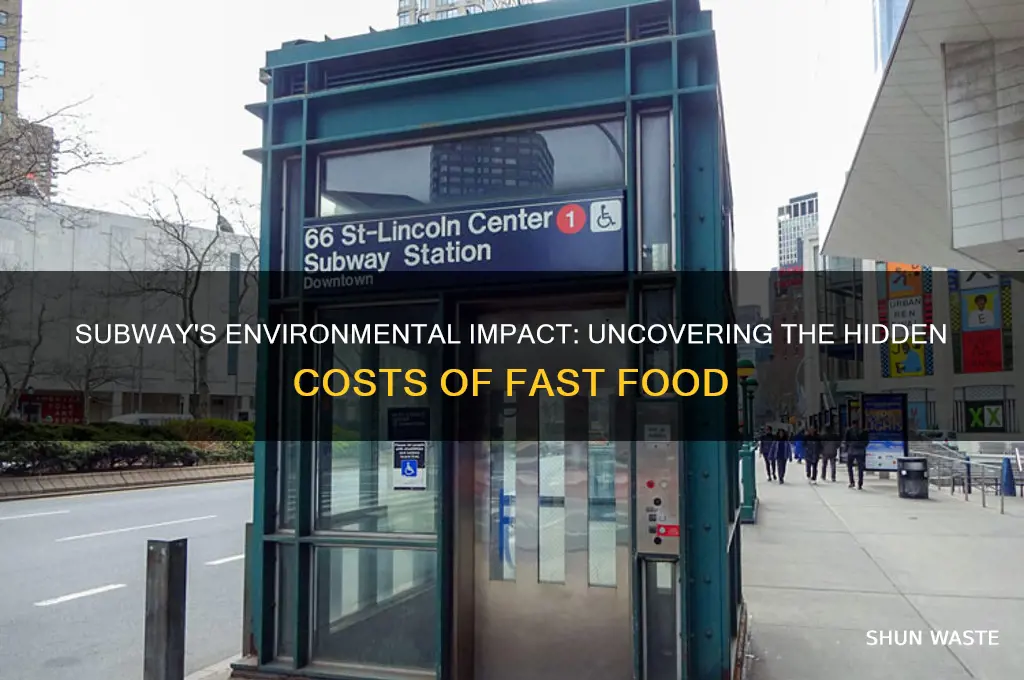 why is subway bad for the environment