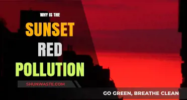 Red Sunsets and Pollution: Unraveling the Science Behind the Glow