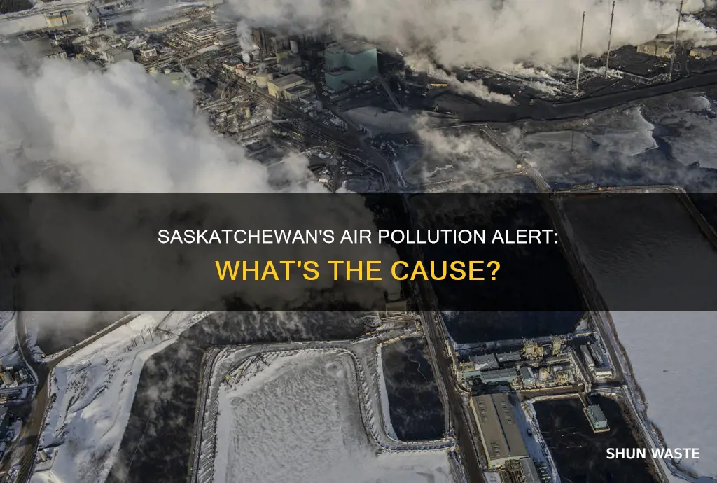 why is there an air pollution alert in saskatchewan ca