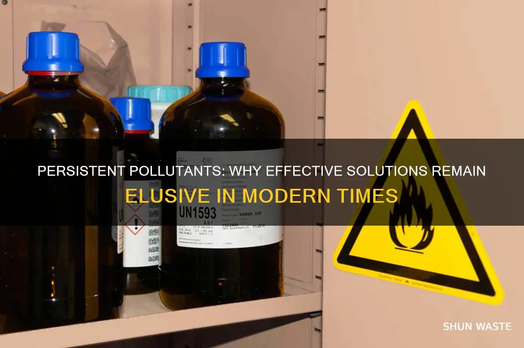 why is there no real away for pollutants