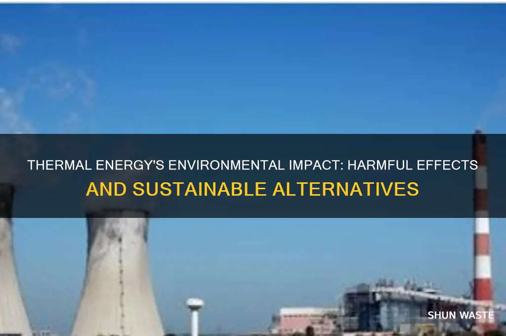 why is thermal energy bad for the environment