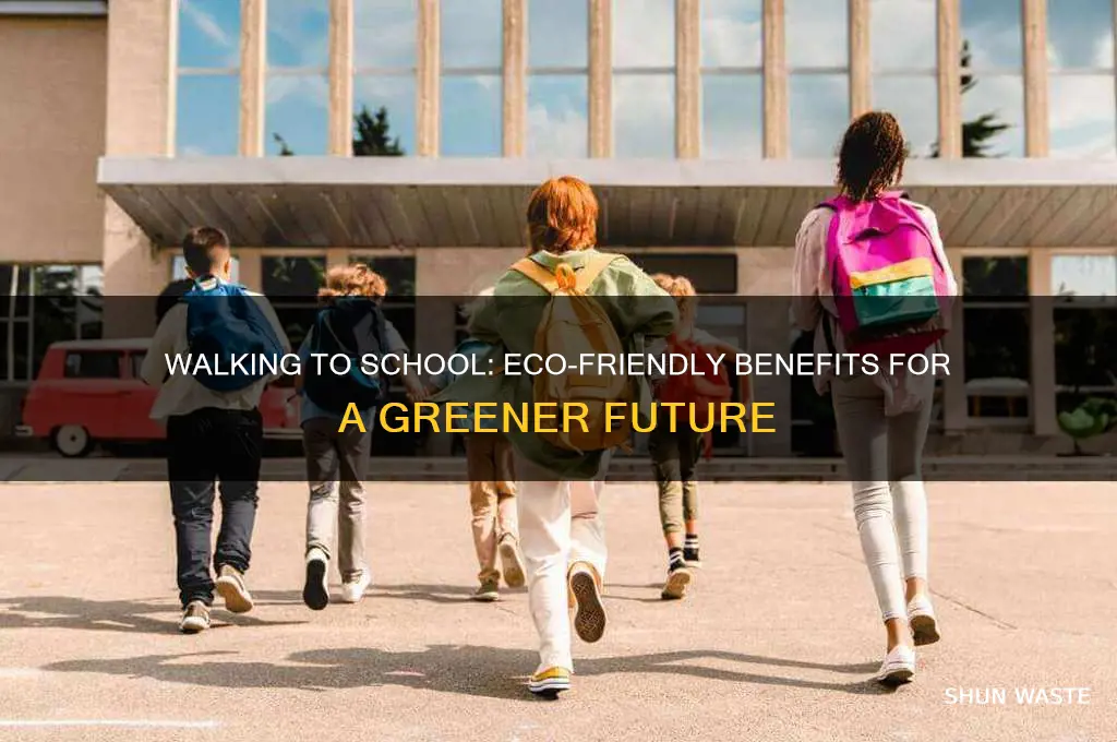 why is walking to school good for the environment