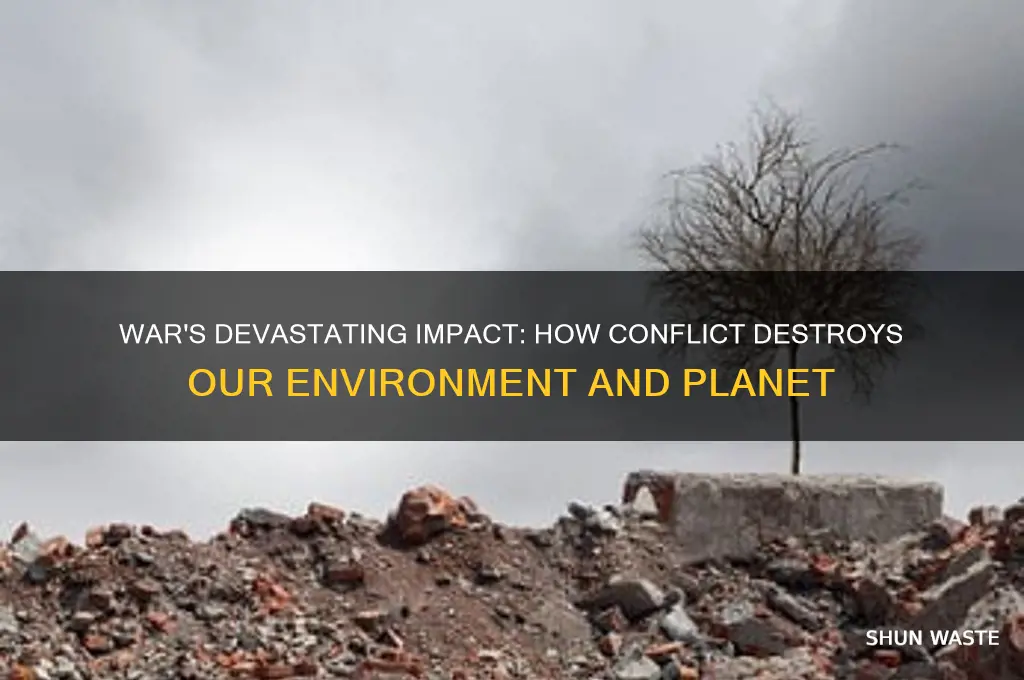 why is war bad for the environment