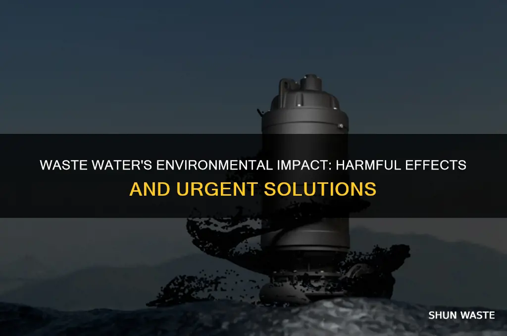 why is waste water bad for the environment