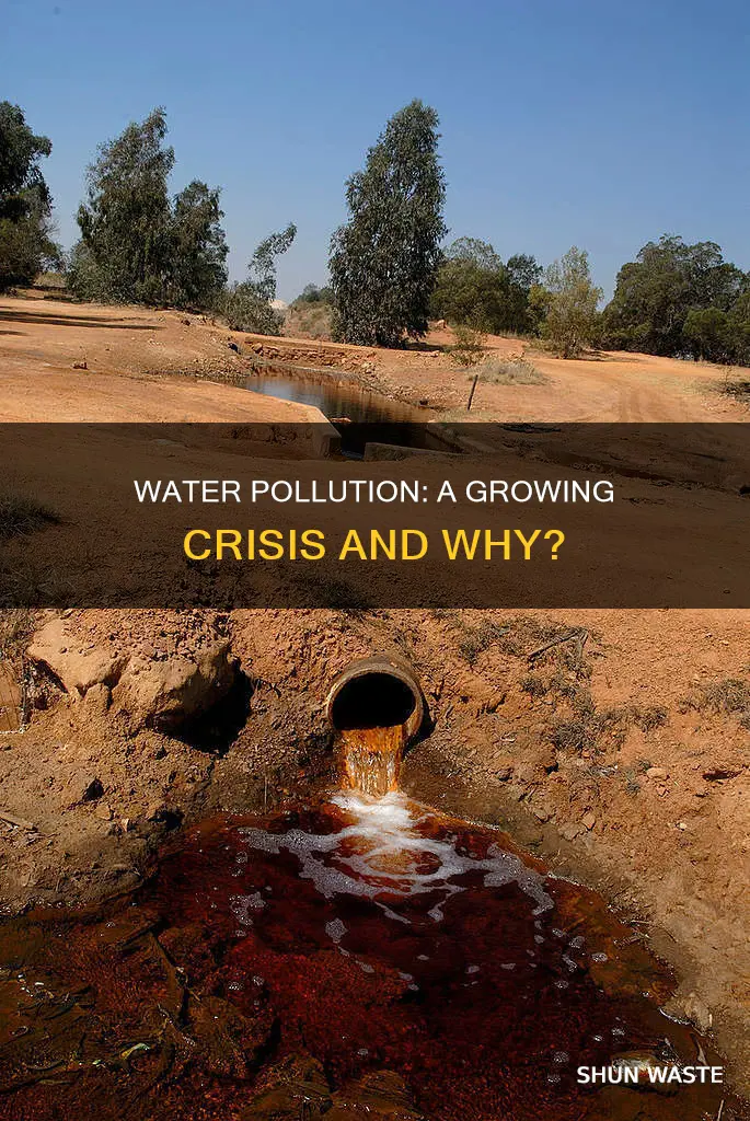 why is water pollution a growing problem