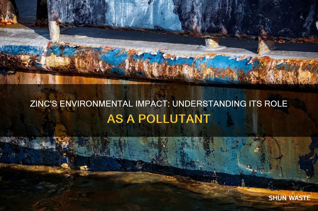 why is zinc a pollutant