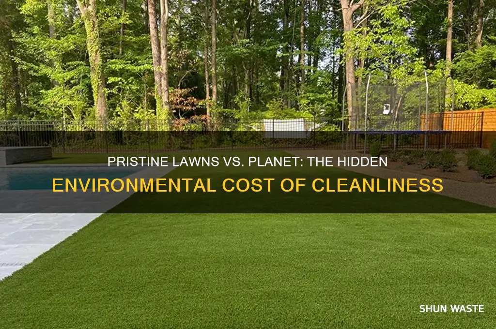 why keeping your lawn clean is bad for the environment