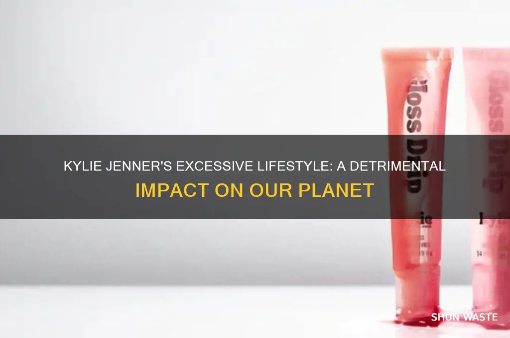 why kylie jenner is bad for the environment