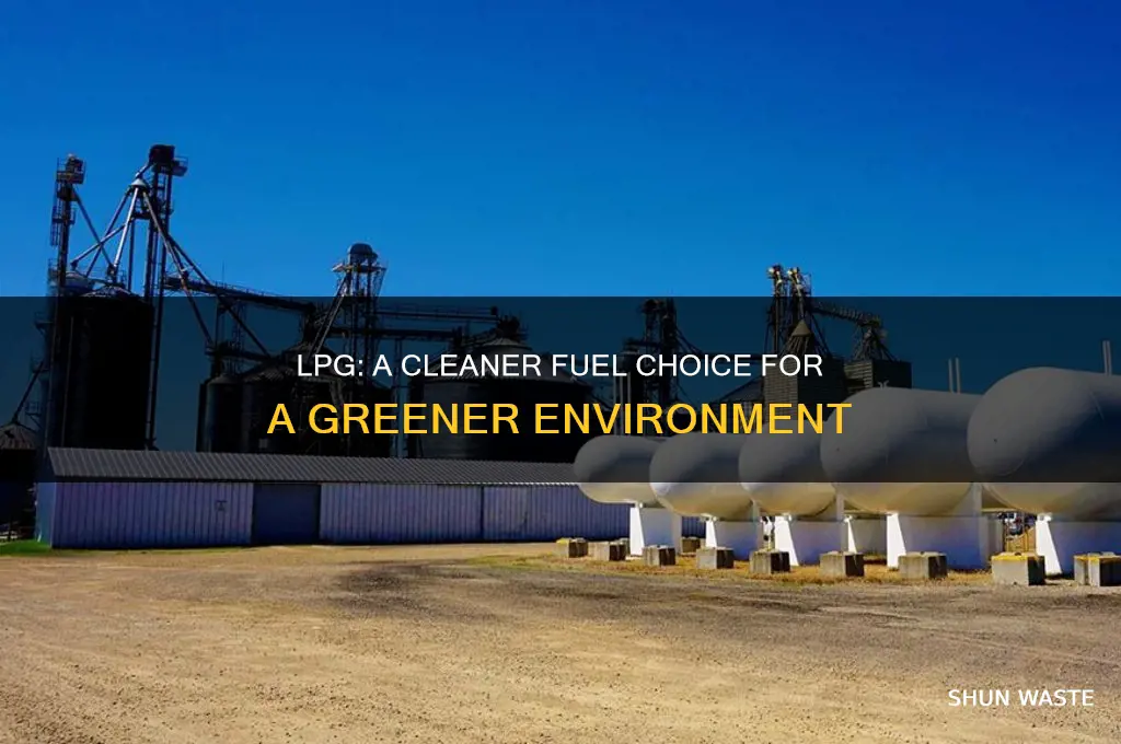 why lpg is less polluting