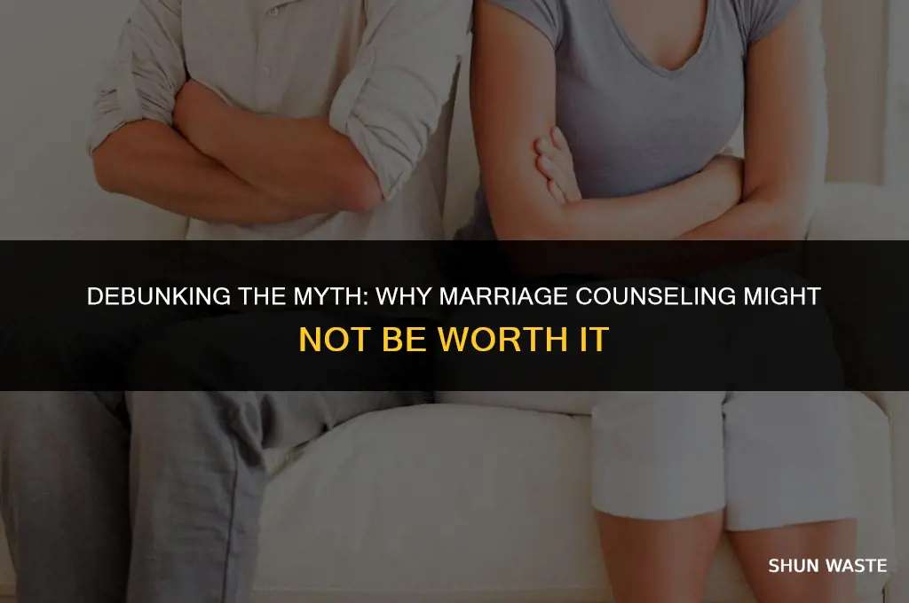 why marriage counciling is a waste of time