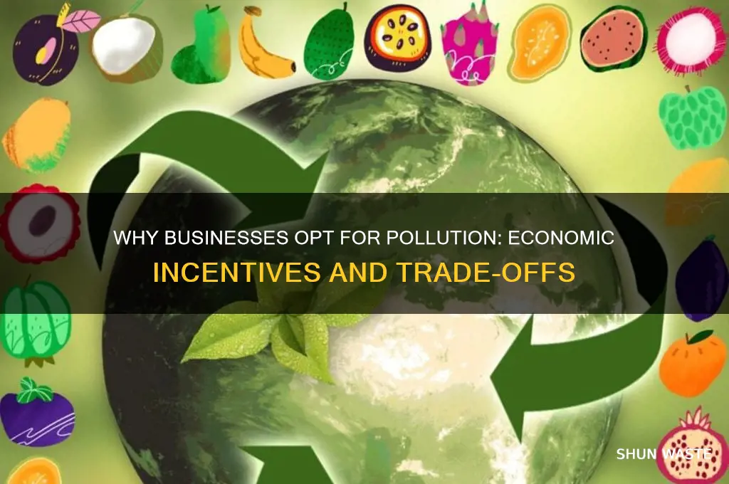 why might a business choose to emit pollution