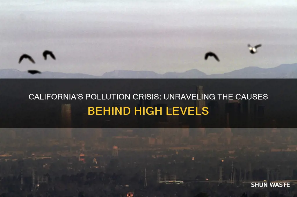 why pollution so high in california