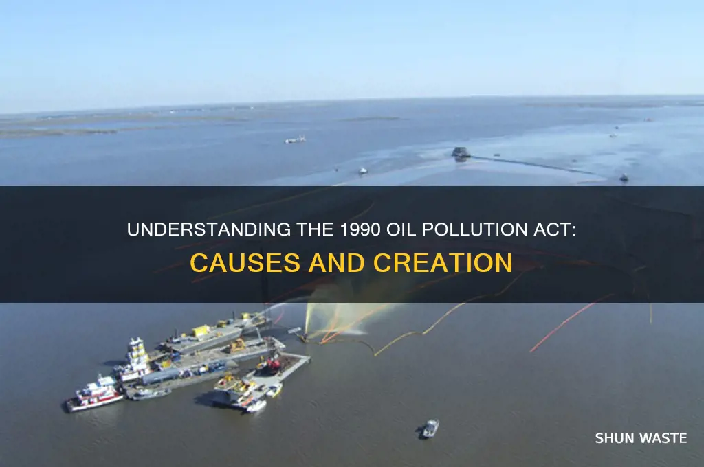 why was the 1990 oil pollution act created