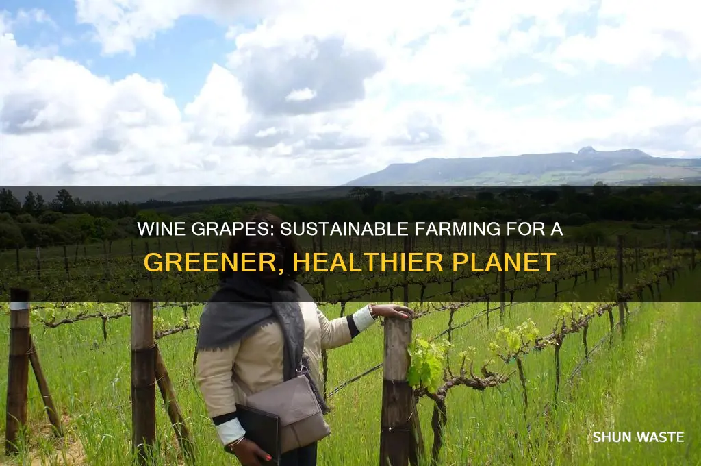 why wine grape helps the environment